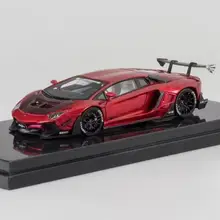 Coche de juguete de Metal fundido a presión, vehículo de juguete de 1:64 LP700-4 LB Gulf, Martini