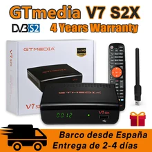 Gtmedia-Receptor de satélite FHD 1080P v7 s2x DVB-S2, con wifi usb gtmedia v7s2x, actualización de Receptor Digital Freesat v7s HD sin aplicación