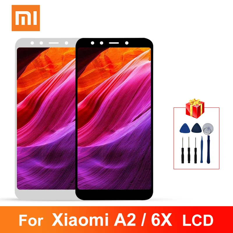 5 99 &quotдля Xiaomi Mi A2 ЖК экран сенсорный дигитайзер детали в сборе для 6X LCD с рамкой Global