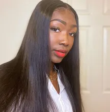 Pelo humano recto Peluca de encaje transparente Frontal de encaje pelucas 30 pulgadas de largo T parte Remy hueso recto frente de encaje pelucas de cabello humano