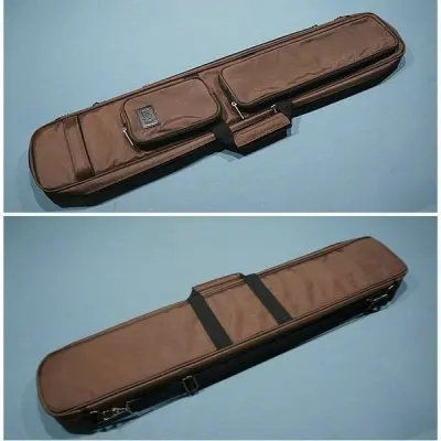 Schung 1/2 бильярдный кий чехол коричневый Портативный Durable High Ёмкость Billar чехол Профессиональный бильярдные принаждежности