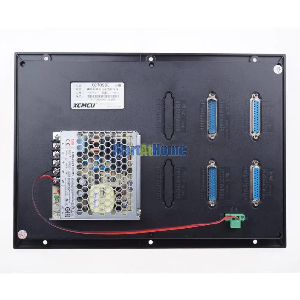 XC709D 3~ 6 осевая USB система управления с ЧПУ FANUC g-код поддержка офлайн фрезерование расточные сверления подача английский и китайский