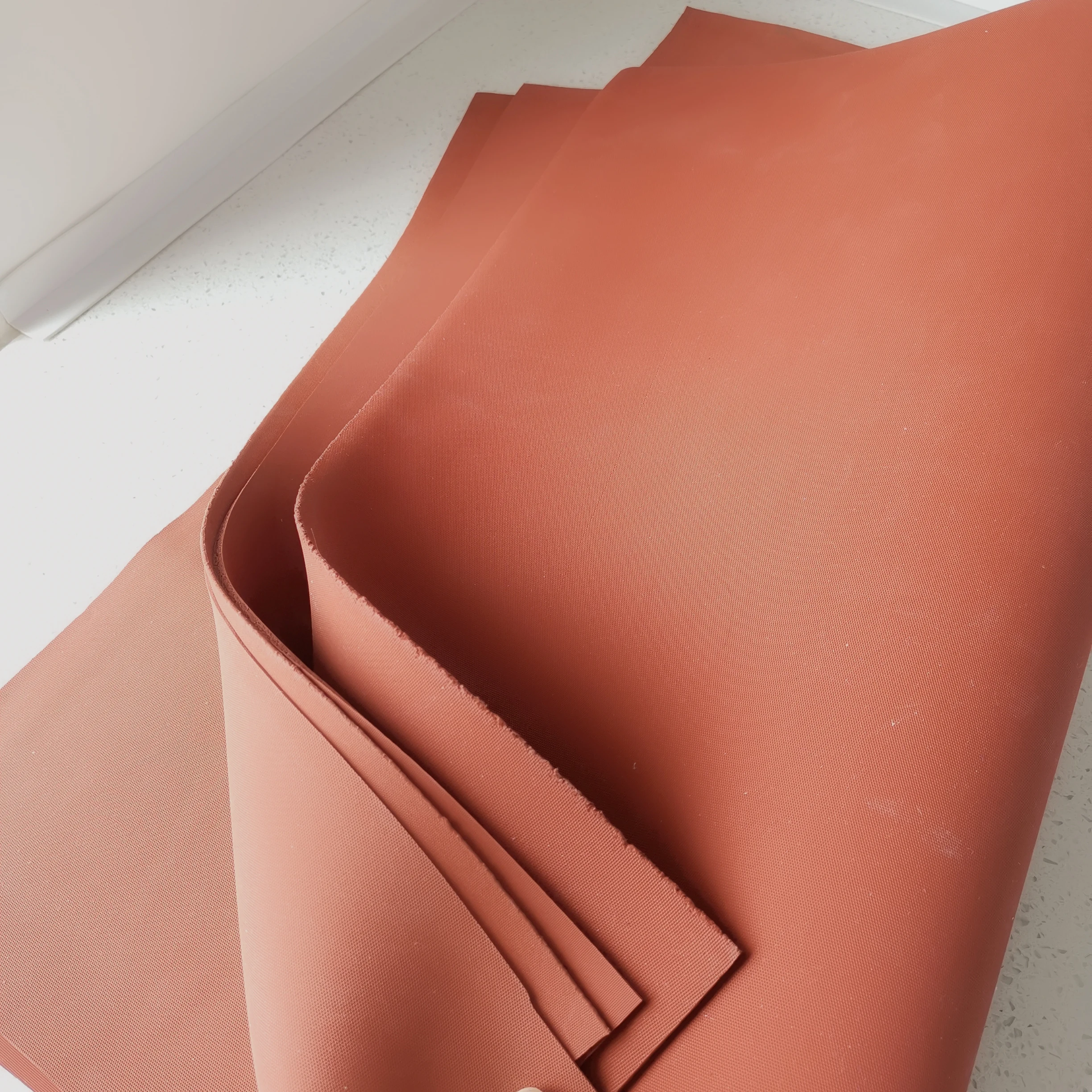 50x50cm 2mm thickness high resistant temperature red foam plate rubber pad silicone rubber use for heat transfer