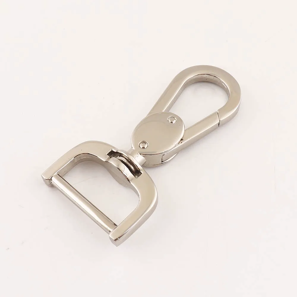 

2pcs Swivel hook 26mm Silver DIY Craft Outdoor Backpack Bag Parts Metal Trigger Lobster Clasp Snap Hook Key Chain cord DIY Tools