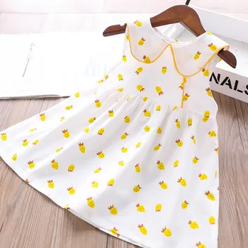 

2020 Summer Girls Printed dress Children's Clothing Wholesale