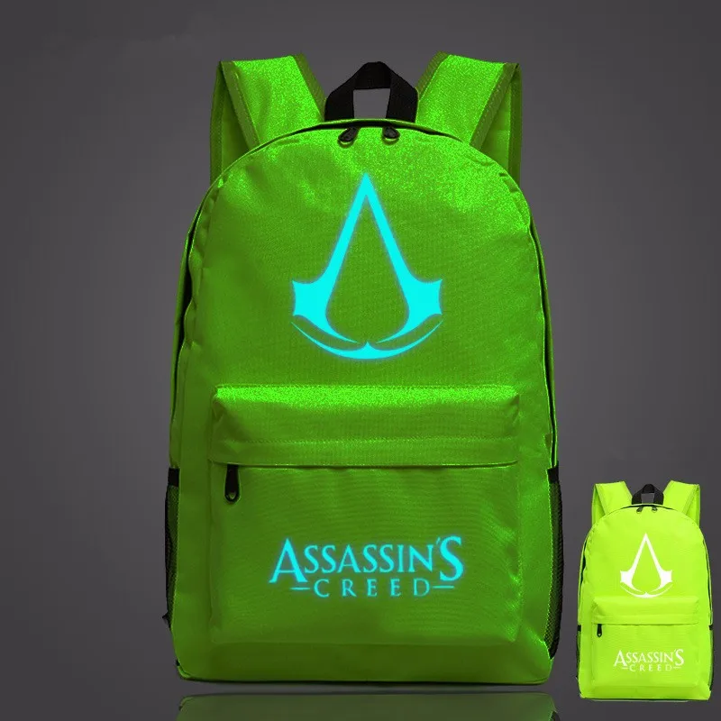 Lumious Assassins Creed игра книга рюкзак школьные ранцы для мальчиков девочек школа для подростков ранцы с принтами Satche