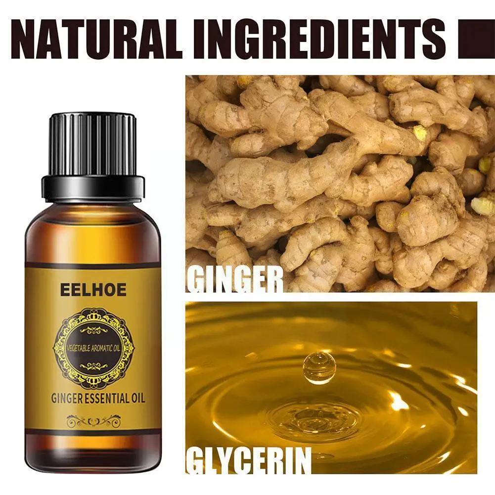 10ml Natural Ginger Oil Ginger Essential Oil Massage Essential Anti