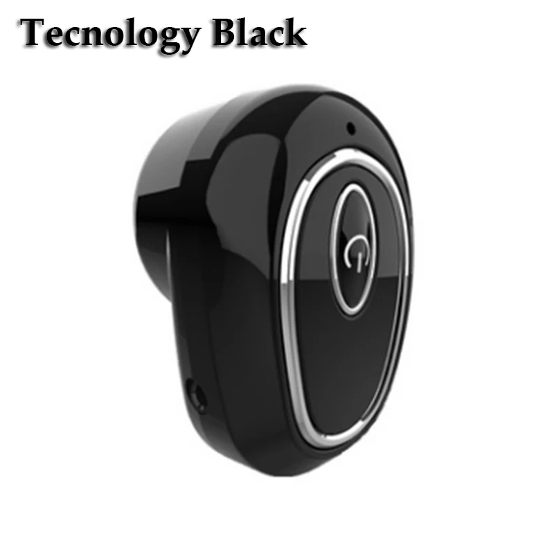 S650X беспроводные Bluetooth V4.1 наушники в ухо спортивные с микрофоном гарнитура Handsfree Мини-вкладыши для всех телефонов для huawei samsung - Цвет: Черный