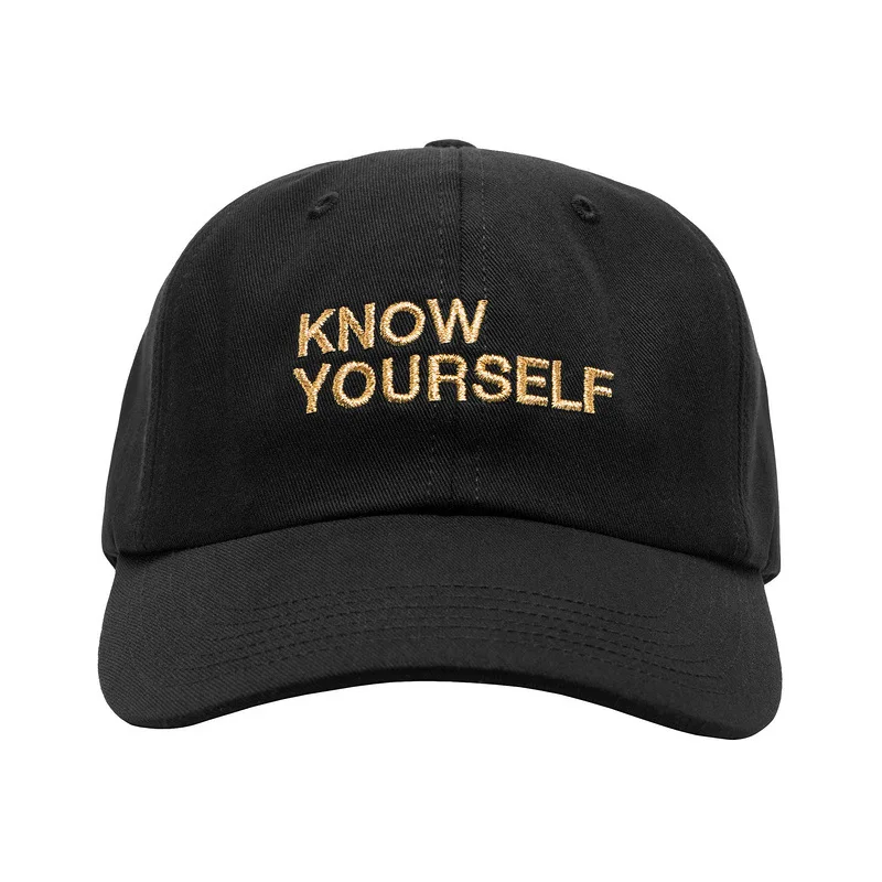 

Know Yourself Men And Women Versatile Drake OVO Fashion Vintage Baseball Cap Brim Hat Lettered Embroidered Korean-style