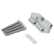 1 пара 7/" 22 мм FAT аксессуары для мотоциклов ручка стояк Крепление зажим подъемный Сменный Адаптер ЧПУ Алюминиевый сплав внедорожный