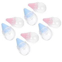 

8pcs Ice Cream Shape Plastic Boxes Ice Cream Shape Boxes Candy Packaging Boxes