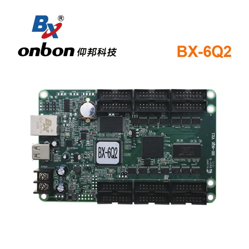 Onbon BX 6Q2 async полноцветный светодиодный контроллер дисплея поддерживает 1024*192