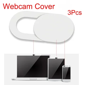 

3pcs Plastic Camera Shield Stickers Notebook PC Tablet PC Mobile Anti-Hacker Peeping Protection Privacy Cover