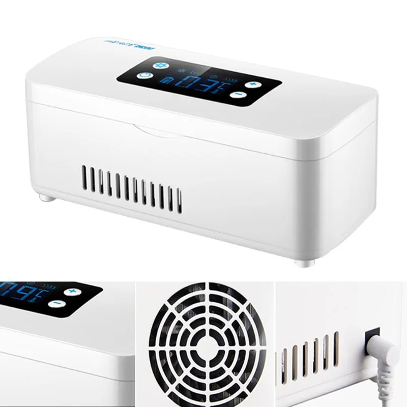 ثلاجة طب الأنسولين المحمولة 2-8 ° C صندوق تبريد دو...