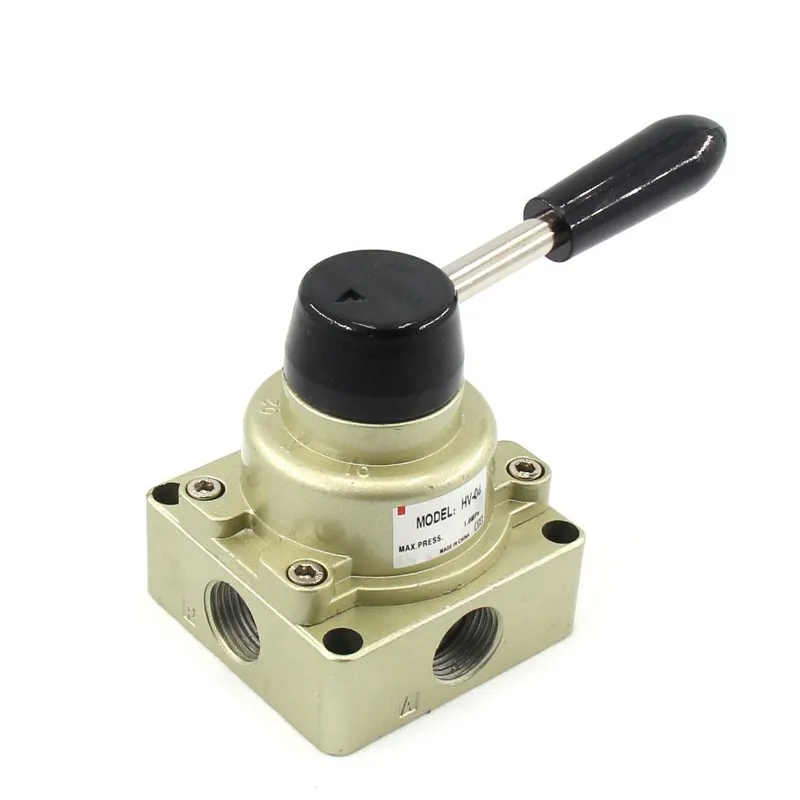

1 PC Hand valve HV-02/03/04/HV200D/B/K34R6/4HV210-08 Pneumatic cylinder hand rotary valve