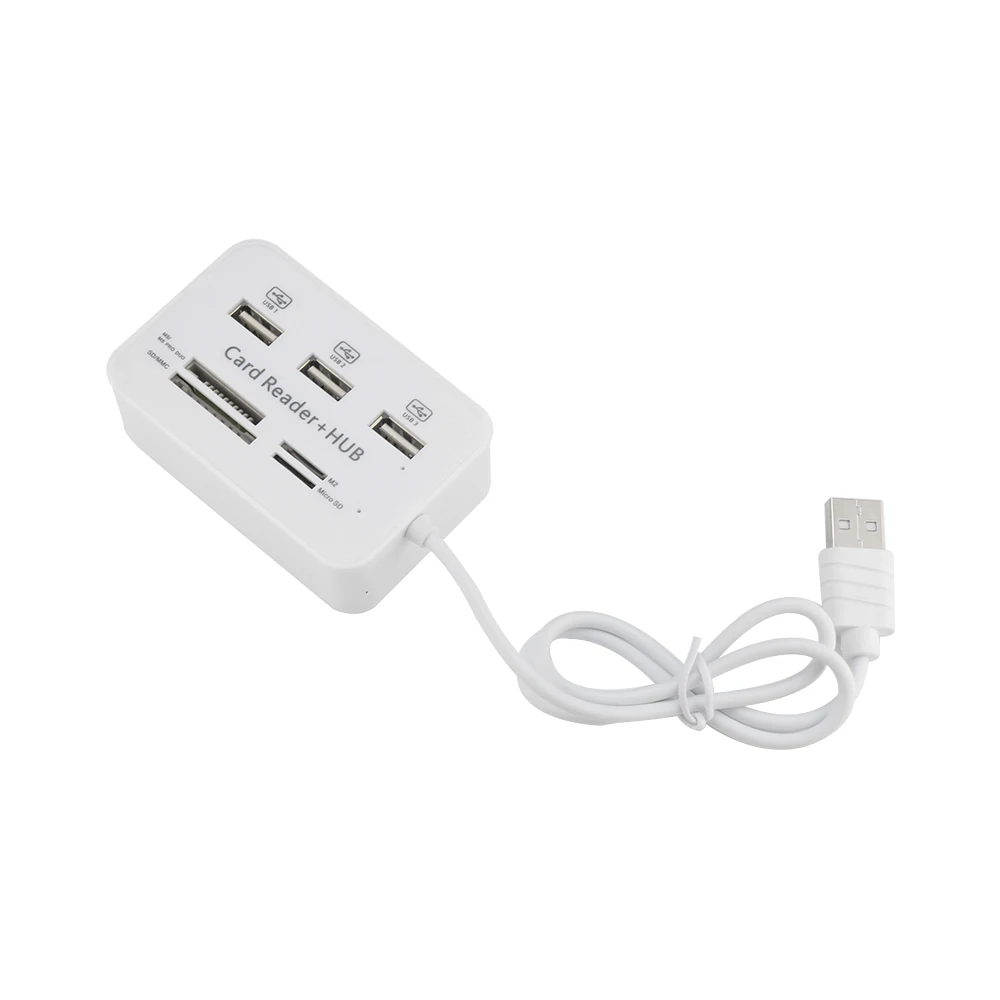 Usb-хаб 3,0 Мульти USB 3,0 концентратор разветвитель 3 порта кардридер мульти usb-хаб супер скорость микро хаб для компьютера аксессуары