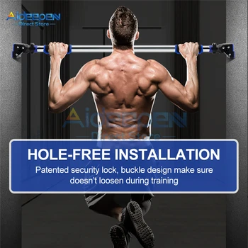 

200KG Door Horizontal Steel Adjustable Training Bars For Home Sport Bar Workout Pull Up Arm Training Sit Up Bar Fitness Push Up