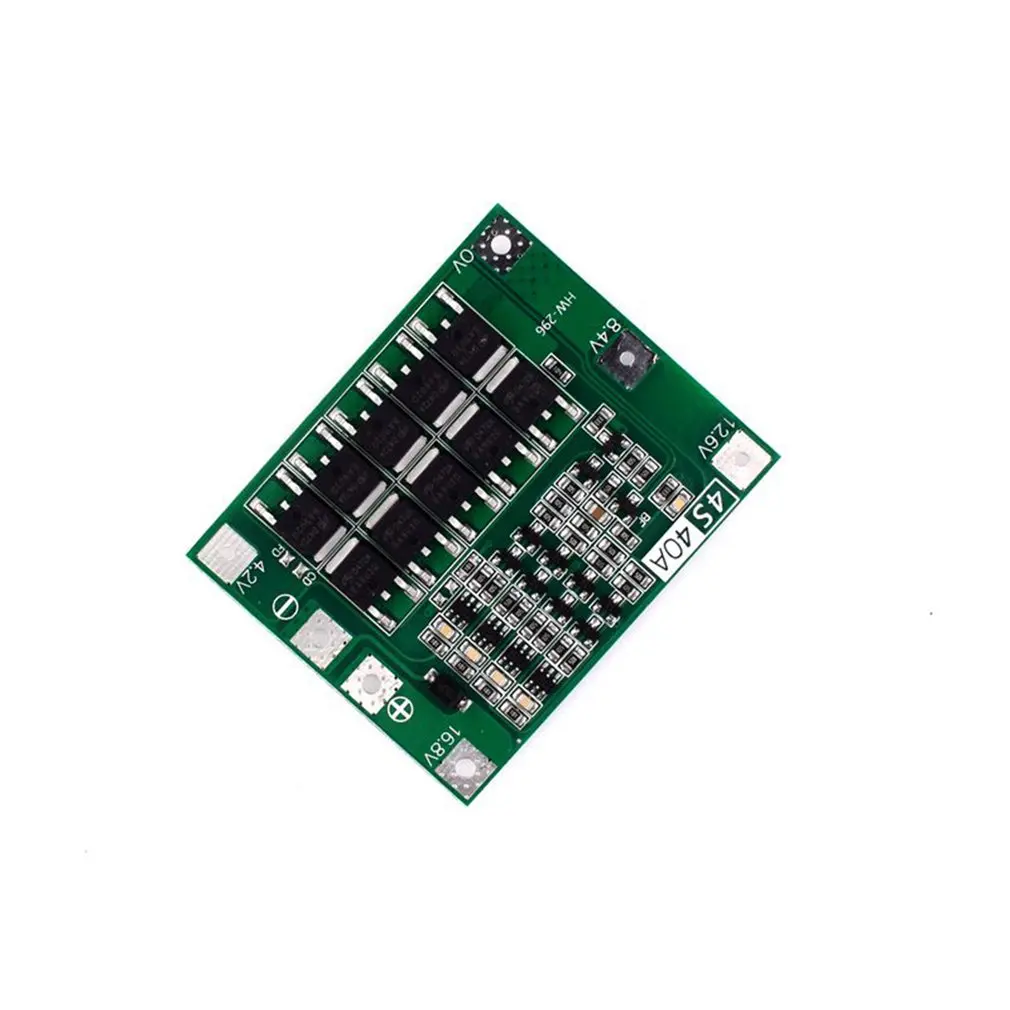 4S 40A литий ионная 18650 литиевая батарея PCB зарядное устройство BMS защитная пластина