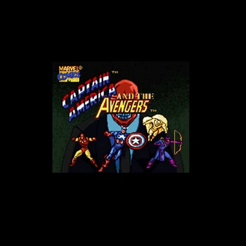 

Captain America and The Avengers USA Version 16 bit English Big 46 pins Grey Game Card For NTSC Game Player