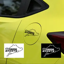 Автомобильный виниловый значок со спортивной тематикой, наклейка, наклейки, крышка топливного бака, наклейка для Mazda CX-5 CX-4 Mazda 6 Artz Angkeira