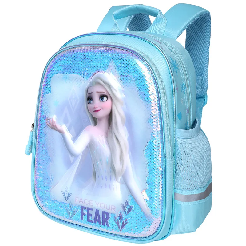 2022 Disney Frozen II Kindergarten Backpack For Girls Elsa Anna Primary School Student Shoulder Bag Kids Christmas Gifts Mochila