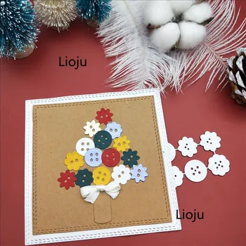 

8pcs Buttons Metal Cutting Dies Stencil for DIY Scrapbooking Photo Album Embossing Paper Card Decorative Craft dies 2020