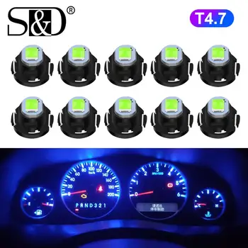 

10Pcs Super Bright Canbus T3 T4.2 T4.7 Led Bulbs Car Interior Lights Dashboard warming indicator Wedge Auto Lamps