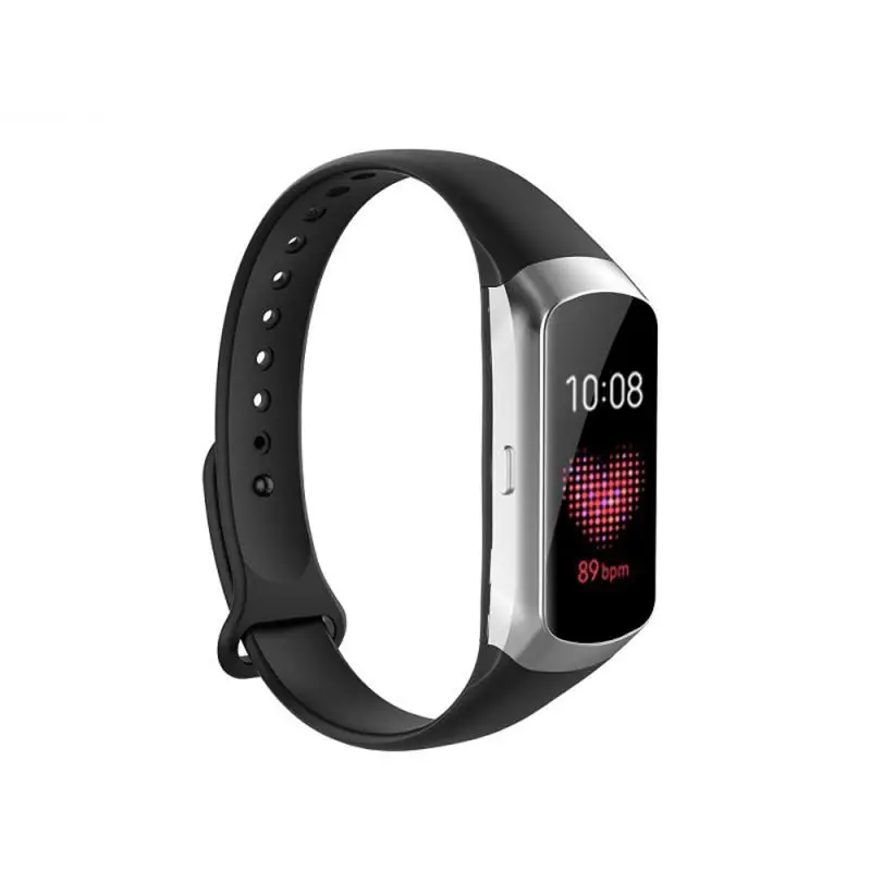 Samsung Galaxy Fit SM-R370 Watchband Replacement Multiple Colour Straps Nail Buckle Plastic Shrapnel Silicone Watch Band