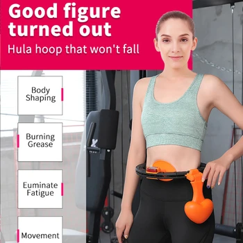 

Sports Hoop Intelligent Counting Fitness Not Fall Adjustable Sport Hoops Adult Gymnastic Thin Waist fitness circle equipment