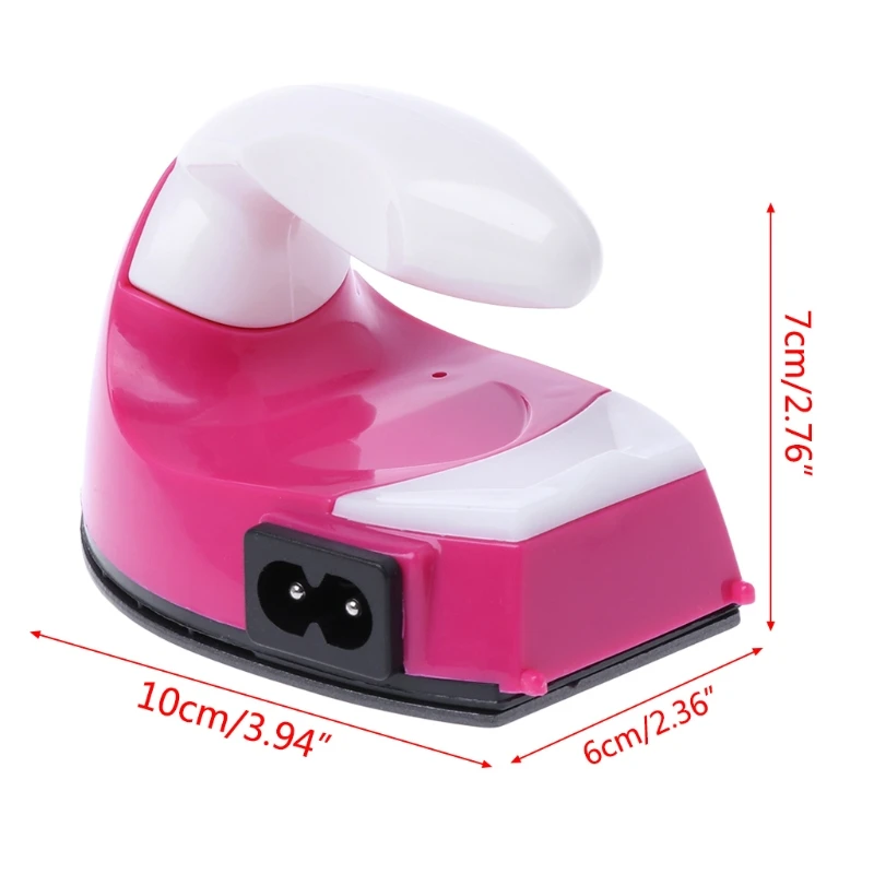 2024 New Mini Eectric Iron DIY Craft Hot Fix Rhinestone Iron Map Special Iron Portable 5