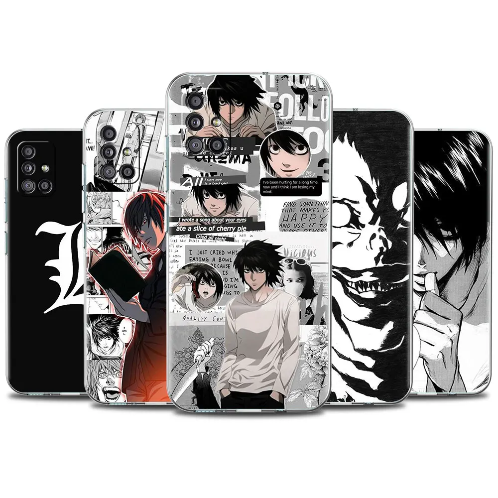 Anime Death Note Ryuk Transparent Case For Samsung Galaxy A51 A71 A21s A31 A12 A32 5G A21 EU A52 4G A41 A11 A22 TPU Phone Cover | Мобильные