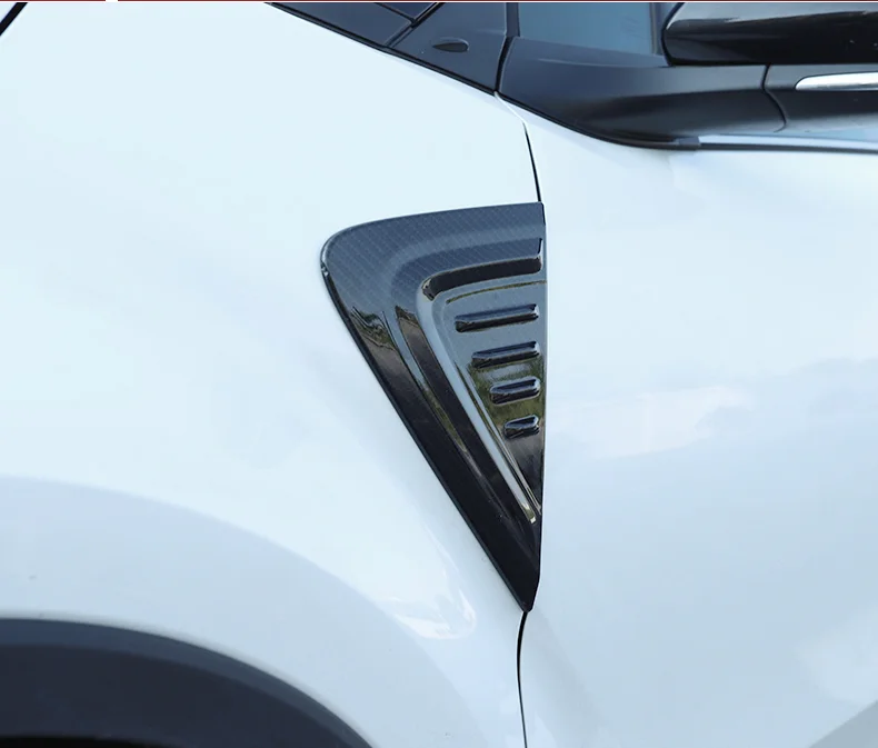 

For Toyota C-HR CHR 2017 2018 2019 Car Body Stick Front Machine Side Fender Vents Air Outlet Lamp Trim Moulding Hoods 2pcs