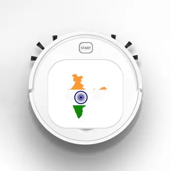

Smart Sweeper Robot House Durable Power Floor Cleaning Robots Vacuum Cleaner 1800pa Creative India Map Flag