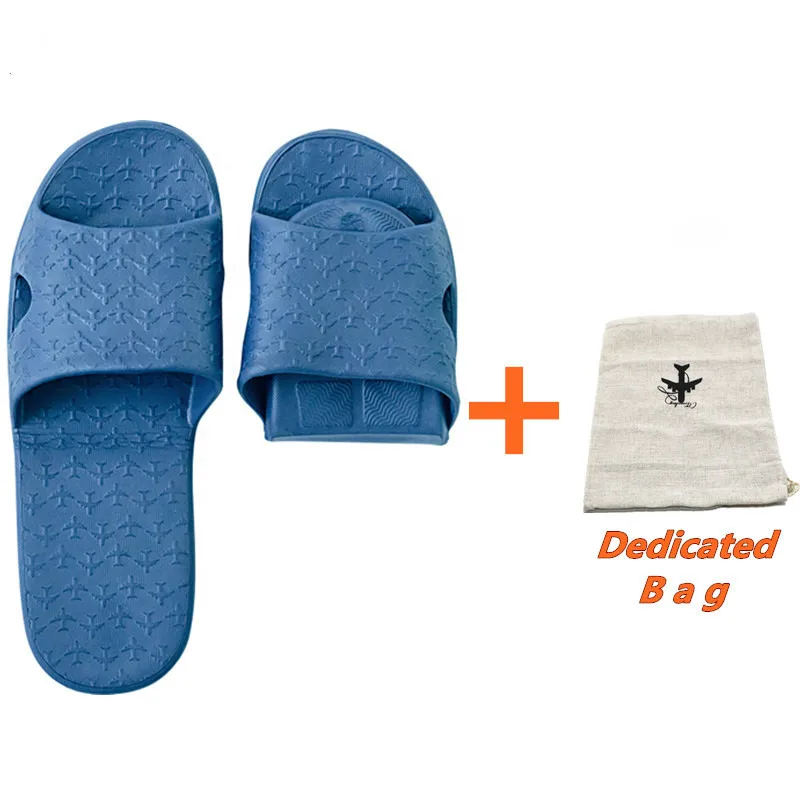 

EVA Couple Indoor Slippers Men and Women Summer Folding Portable Travel Slippers Guest Home Slip Slippers(Buy Slippers Send Bag)