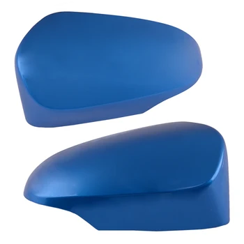 

2pcs 25x14 cm Blue Side Rearview Wing Door Mirror Cover Cap Housing Car ABS Fit for Toyota Corolla 2014 2015 2016