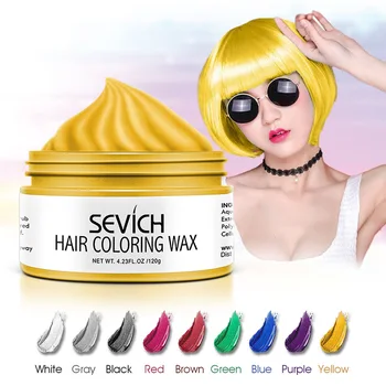 

8 Colors Hair Cream Disposable Hair Oil Wax Cream Lasting Waterproof Hair Oil Wax Hair Styling Cream Hair Coloring Styling Gel