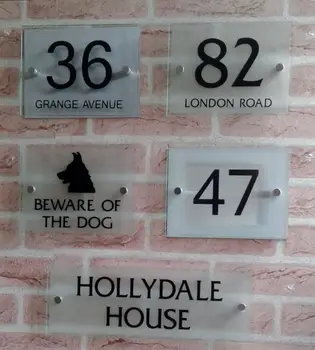 

House number Modern House Sign Door Number Plaque House Name Address Plaque Premium Quality Door sign