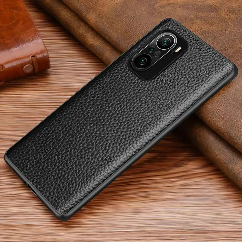 

K40Pro Genuine Leather Case For Xiaomi Redmi K40 Pro Plus Case Cover Anti Knock Capa Fundas For Redmi K40 Cases Protective Shell