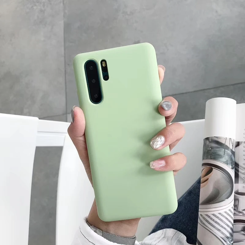 Оригинальный официальный силиконовый чехол с жидкостью для Huawei P30 20 Lite Mate Pro