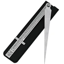 House Tapered Ruler Accuracy Feeler Gauge Measuring Tool Inspection Welding Taper Depth Stainless Steel Adjustable Portable