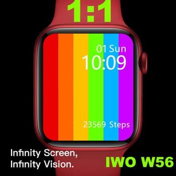 

IWO 13 Pro Original Smart Watch Series 6 1:1 44mm Wireless Charger Blood Pressure ECG IP68 waterproof W56 Smartwatch PK IWO W26