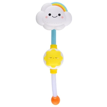 

Creative Baby Shower Toy Interesting Children Playing Water Cloud Shower Products Baby Bath Tub Manual Water Spraying Kids Gift