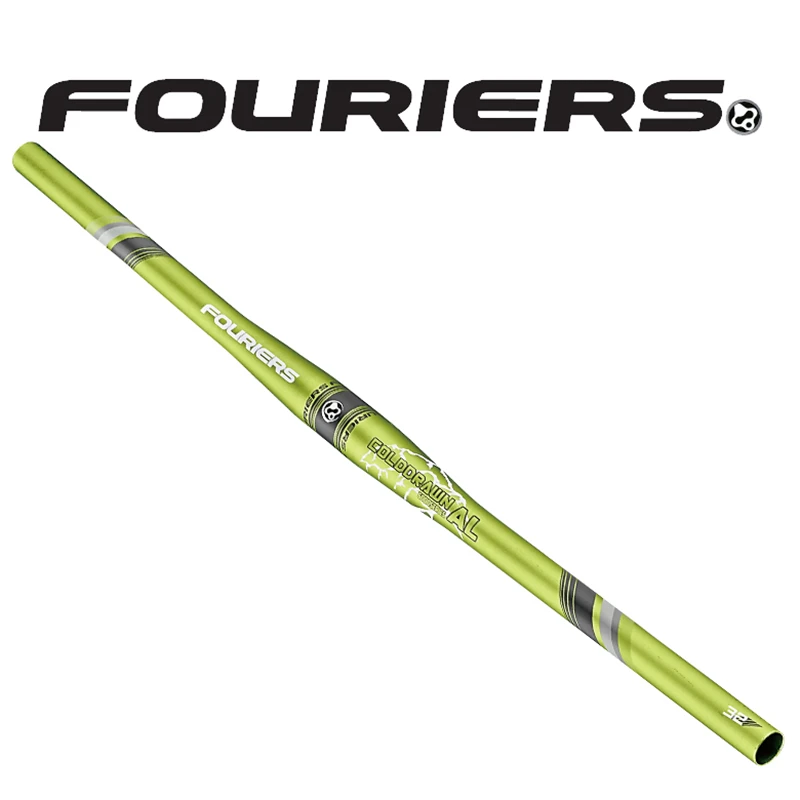 FOURIERS MTB Руль Горный велосипед плоский руль алюминиевый руль велосипеда 31,8 мм x 680 мм Задняя развертка: 5 °