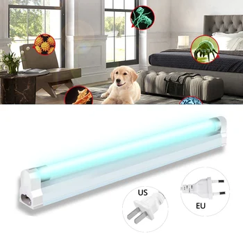 

8W 6W Germicidal Light T5 Tube UVC Sterilizer Kill Dust Mite UV Quartz Lamp For Bedroom Home Hospital Disinfecting 110V 220V