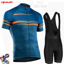 2022 Men's Cycling Jersey Set cycling clothing Road bike Shirt Wear bicycle bib Shorts MTB Maillot Culotte Ropa Ciclismo Hombre
