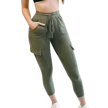 Pencil Pants Skinny Elastic Waist Trousers Women Joggers Pocket Slim Trousers Long Pants Casual Sweatpants Fashion Cargo Pants Pencil Pants Skinny Elastic Waist Trousers Women Joggers Pocket Slim Trousers Long Pants Casual Sweatpants Fashion Cargo Pants