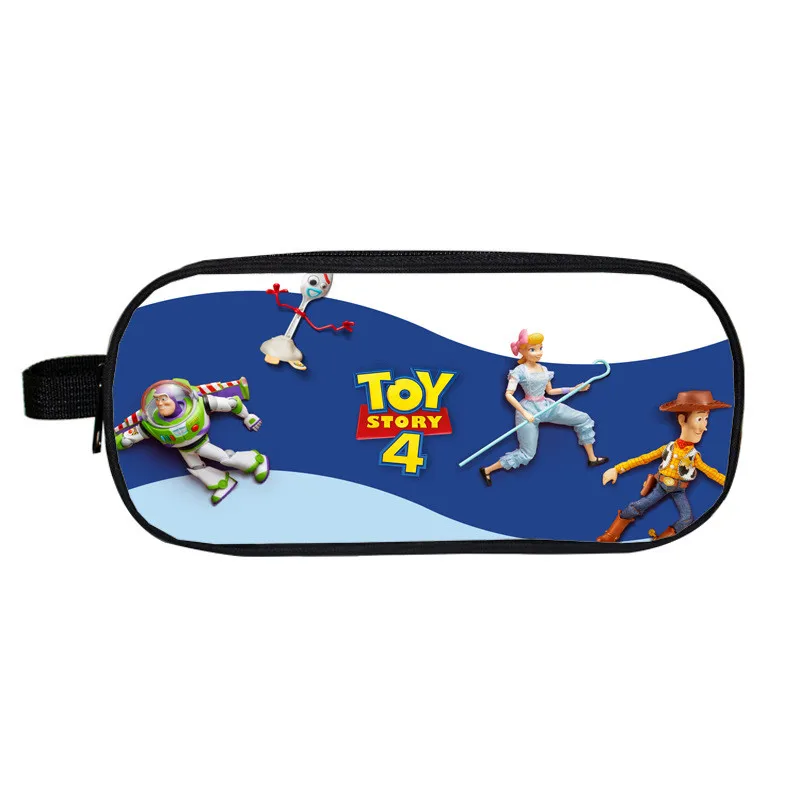 Toy Story Canvas Pencil Bag Figure Large Capacity Children Children's Back To School Gifts | Игрушки и хобби