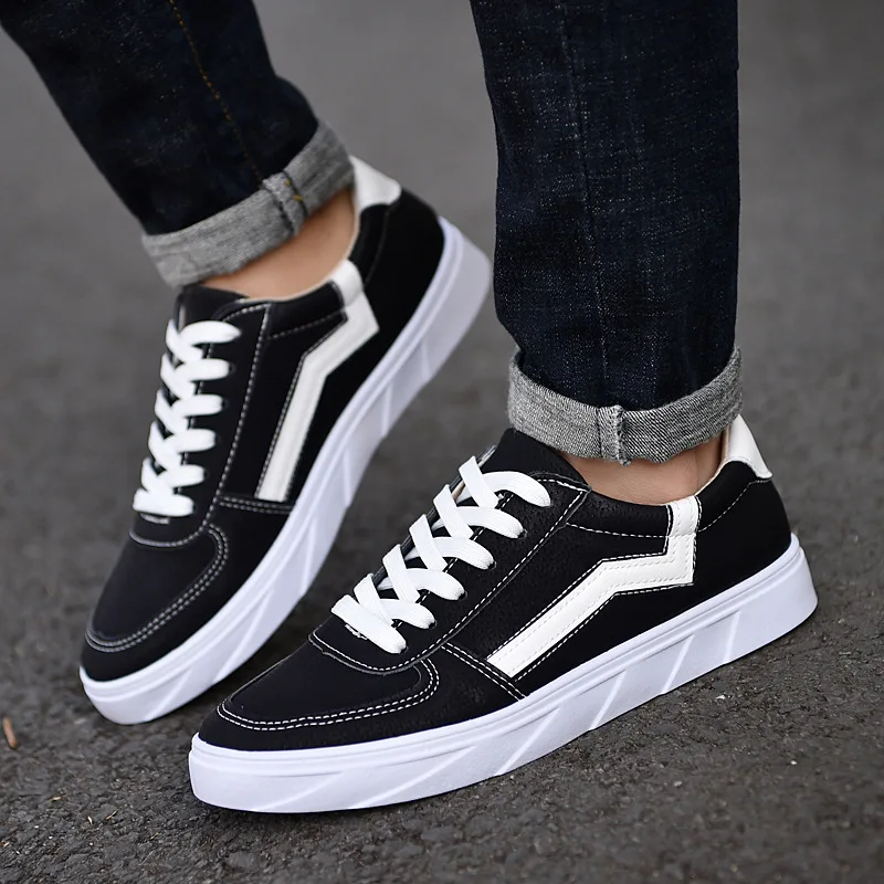 

Men shoes 2019 New Men Vulcanized shoes casual men shoes version of the trend of classic wild England men shoes MLHX010