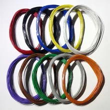 10 м AV0.2 мм Луженая одинарная жесткая проволока 30awg авиационная линия тонкая проволока пвх изолированный Электрический кабель ОК провод Перемычка провода