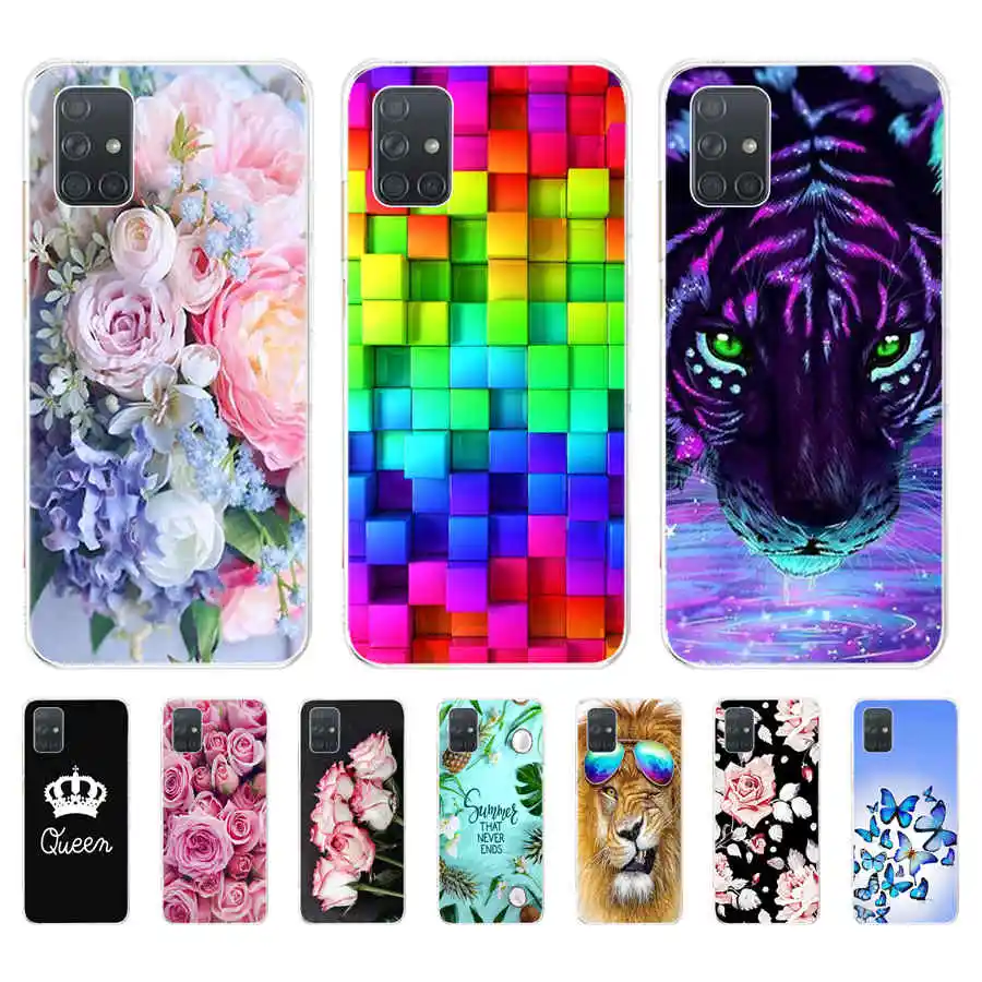 Per Samsung Galaxy A71 Custodia Cover Morbida Per Telefono In Silicone Per Samsung Galaxy A71 Custodia Paraurti Coque Per Galaxy A 71 Shell
